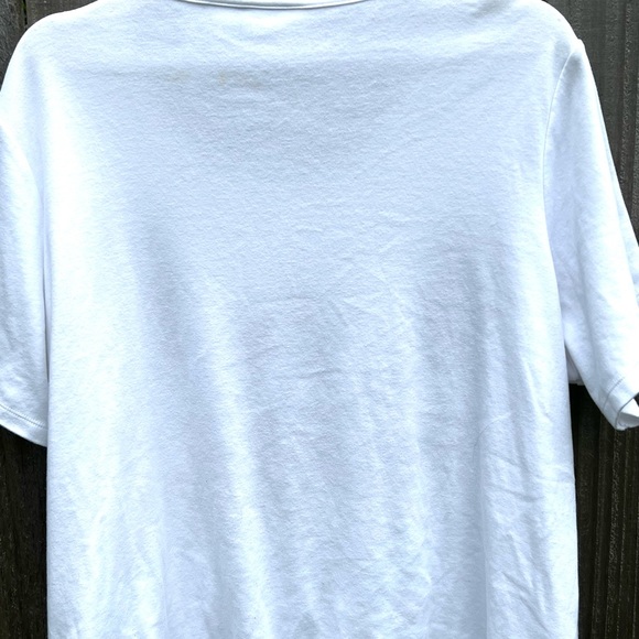 Quacker Factory 2X lighthouse embroidered summer scene T-SHIRT - Picture 4 of 7